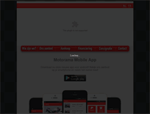 Tablet Screenshot of motorama.be