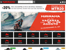 Tablet Screenshot of motorama.it